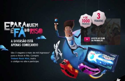 Trident lança a promo Rock in Rir