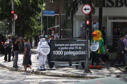 Triefe leva às ruas personagens diferentes para a Tecnisa
