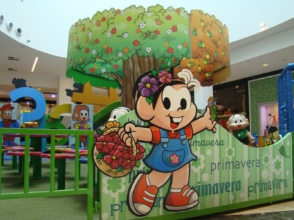 Turma da Mônica nas férias do Grand Plaza
