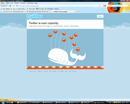 Twitter esgotou capacidade 