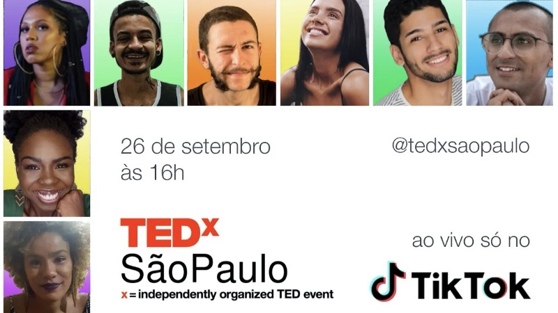 TikTok e TEDxSãoPaulo anunciam parceria inédita