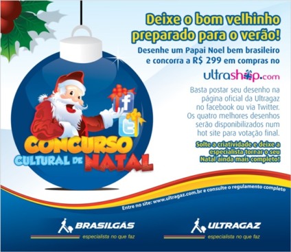 Ultragaz vai escolher o Papai Noel mais brasileiro