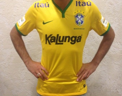 Kalunga patrocina Seleção Brasileira de beach soccer