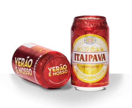 Após polêmica, Itaipava relança latas vermelhas