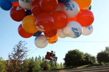 Guerrilha para divulgar "UP" na Espanha
