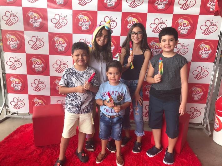 Creme Mel leva sabor de infância à Olimpíada de Crianças Influencers