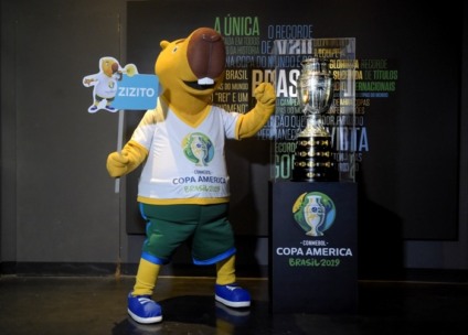Zizito foi o nome escolhido para o mascote da Copa América