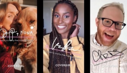 Covergirl transforma selfies em ativismo