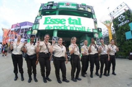 Atitude Rock e Girl Power da Heineken no Rock in Rio