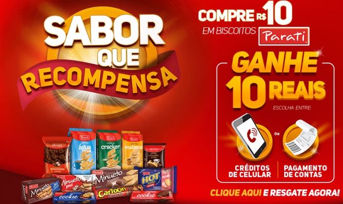 "Sabor que recompensa" é com a Parati