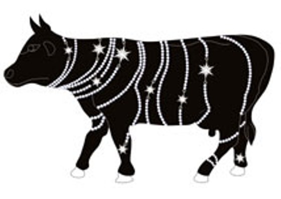 H. Stern com vaca "chic" no Cow Parade