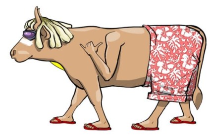 Havaianas com "estilo" na Cow Parade Havaianas com "estilo" na Cow Parade