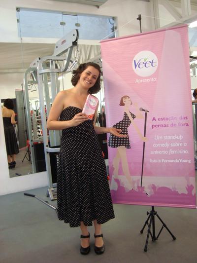 Stand up comedies para ativar Veet