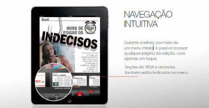Revista Veja está no iPad
