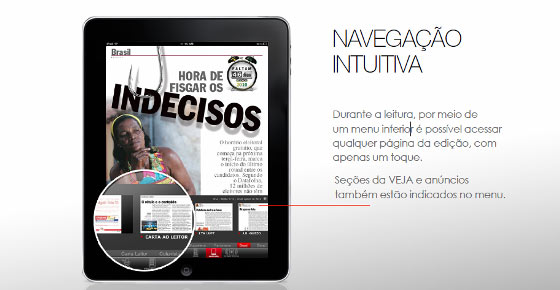 Revista Veja está no iPad