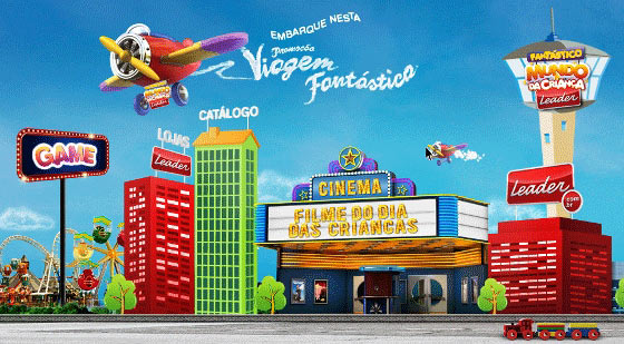 "Viagem Fantástica" na ação promocional da Leader "Viagem Fantástica" na ação promocional da Leader