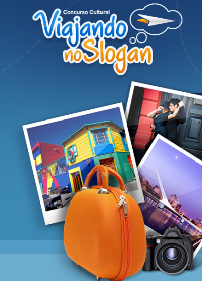 Viajando no slogan na promo da ViajaNet