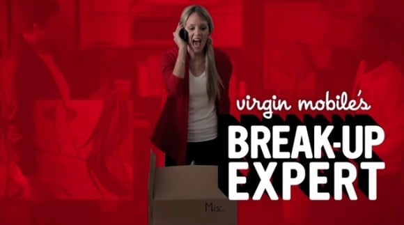 Virgin Mobile incentiva término de namoro