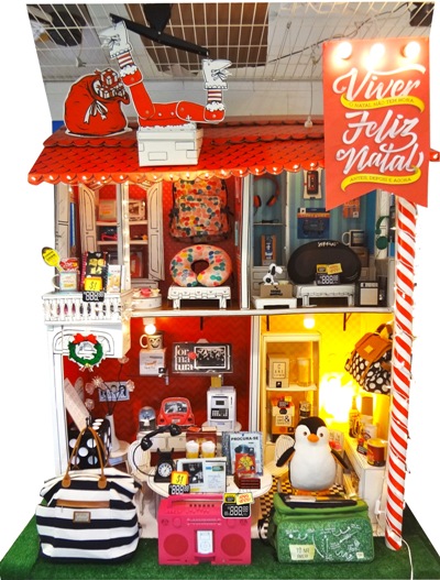 Vitrina da Imaginarium já está pronta para o Natal