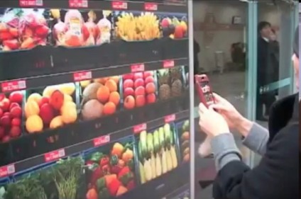 Tesco leva vitrina virtual a aeroporto de Londres