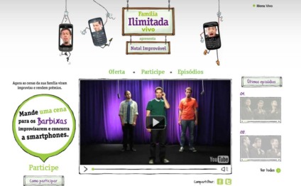 Vivo transforma web em teatro