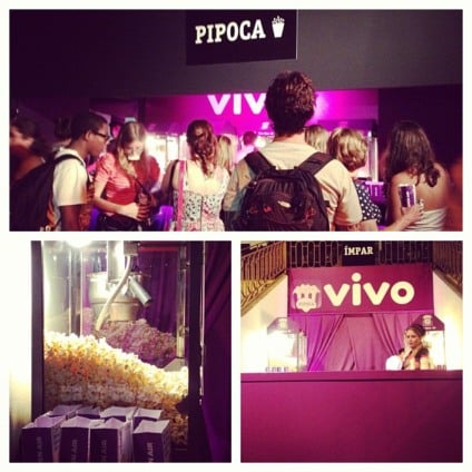 Flavored Popcorn distribui pipocas no Vivo Open Air no Rio