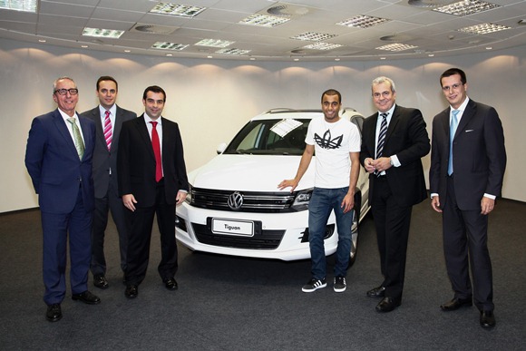 Volkswagen do Brasil recebe a visita do jogador Lucas
