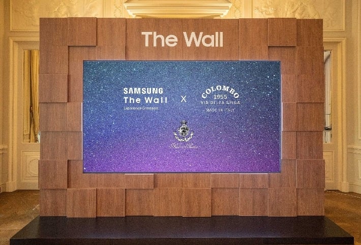 Samsung apresenta 'The Wall Luxury' em eventos em Paris