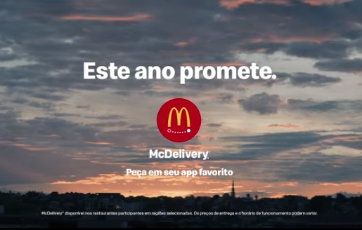 McDonald's celebra a chegada do ano novo com McDelivery