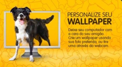 Personalizando o wallpaper com Pedigree