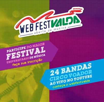 WebFestValda no palco do Circo Voador
