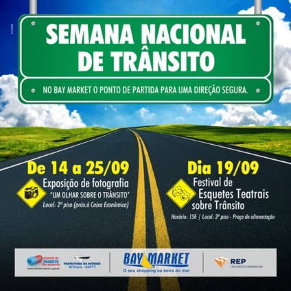 Bay Market com Promo para Semana Nacional de Trânsito