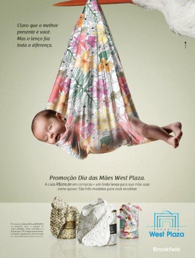 West Plaza com brinde na promo do Dia das Mães