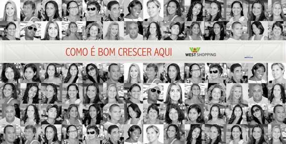 West Shopping homenageia clientes com foto