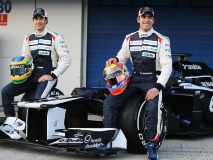 Williams mostra carro e Senna confirma patrocínios