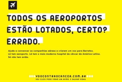 WMcCann assina "Voo contra o câncer"