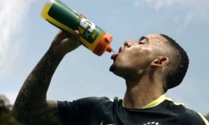 Gatorade mostra a importância da hidratação