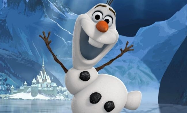 Olaf, o boneco de neve, vira balde de pipoca