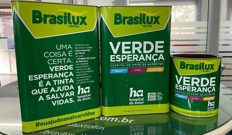 Brasilux Tintas faz ação em prol do Hospital do Amor