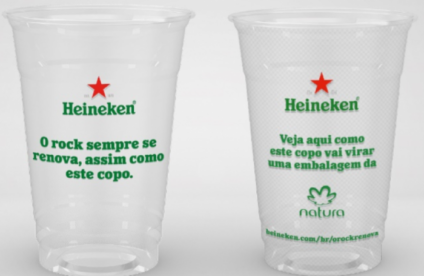 Natura e Heineken juntas em prol da sustentabilidade no RiR