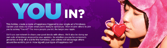 Fazendo o bem no You In? do Yahoo
