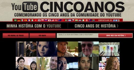 You Tube chama internautas para aniversário