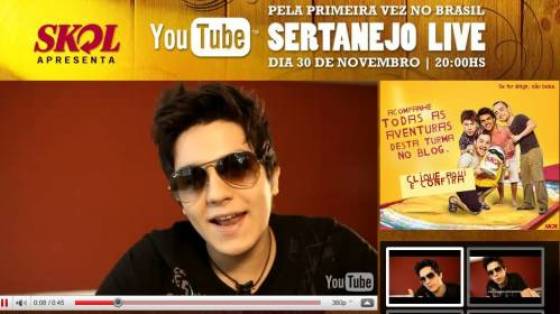 Skol leva YouTube Sertanejo às ruas