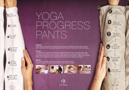 Roupa de treino demonstra progresso de alunos de Yoga