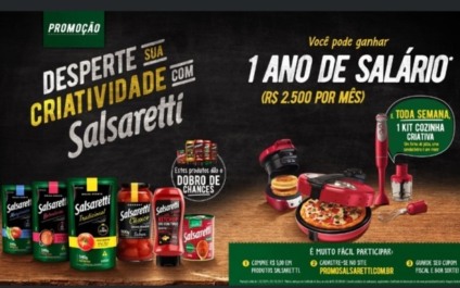 Salsaretti convida consumidores a despertar sua criatividade