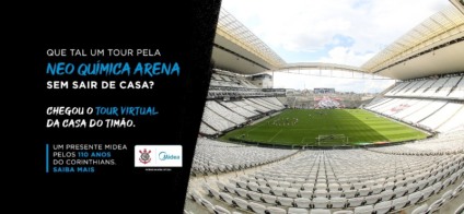 Midea realiza tour virtual pela Neo Química Arena