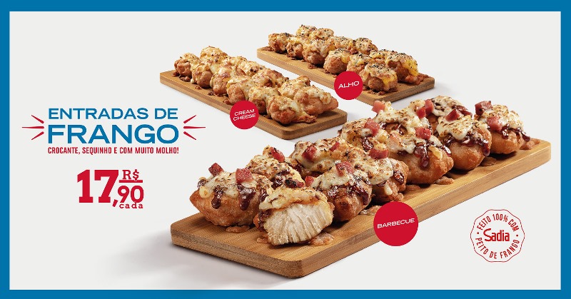 Sadia fecha parceria com a Domino's