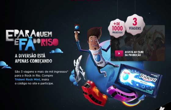 Trident lança a promo Rock in Rir