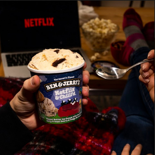 Ben & Jerry’s e Netflix apresentam novo sorvete em parceria