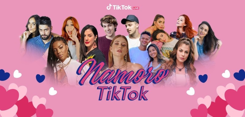 Casais famosos estão no Dia dos Namorados do TikTok